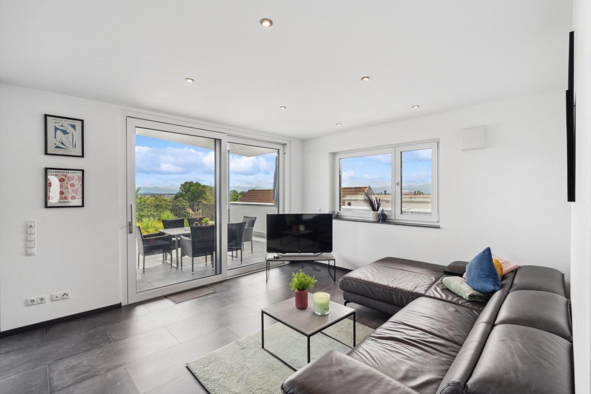 Апартаменты Anytime - Penthouse Mit Terrasse Und Bergsicht Фридрихсхафен Экстерьер фото