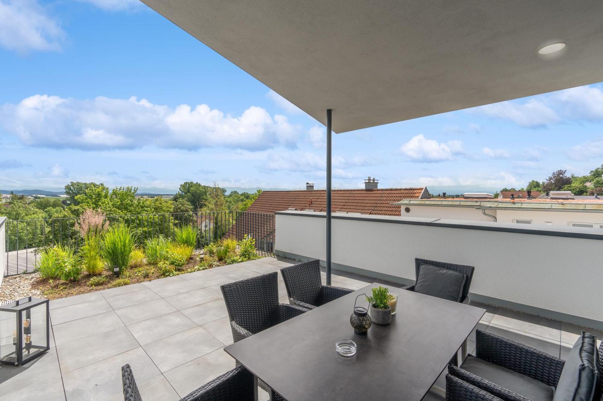 Апартаменты Anytime - Penthouse Mit Terrasse Und Bergsicht Фридрихсхафен Экстерьер фото